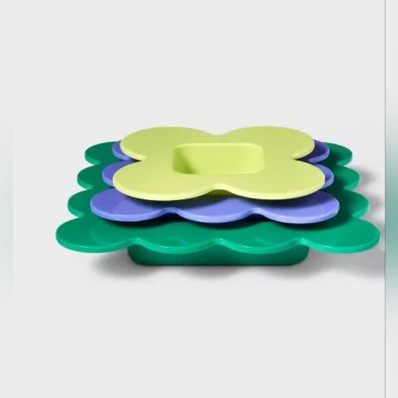 Tabitha Brown 3pc Flower Stacking Snack Set - Picture 3 of 3